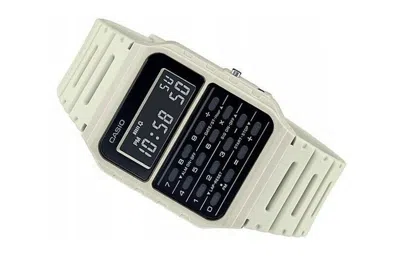 Casio Unisex Youth Calculator Multi-function Waterproof Unisex Mens White Digital