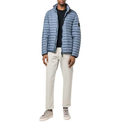 Stone Island Midnight Blue Wool Blend Sweater In Black