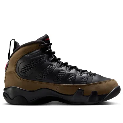 Air Jordan (gs)  9 Retro 'olive' In Black