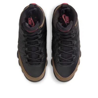 Air Jordan (gs)  9 Retro 'olive' In Black