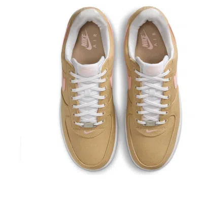 Nike Low-top Rubber Sole Sneakers With Contrast Stitching In Brown