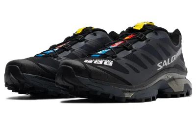 Salomon Streamlined Black Sneakers With Rugged Outsole And Breathable Upper