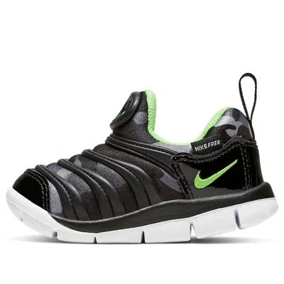 Nike (td)  Dynamo Free 'electic Green' In Black