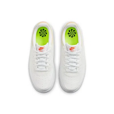 Nike (ps)  Force 1 Crater 'move To Zero - White Orange'