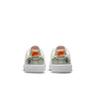Nike (ps)  Force 1 Crater 'move To Zero - White Orange'