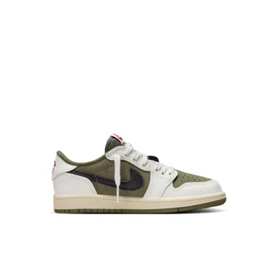 Air Jordan (ps)  1 Retro Low Og Sp X Travis Scott 'medium Olive' In Multi