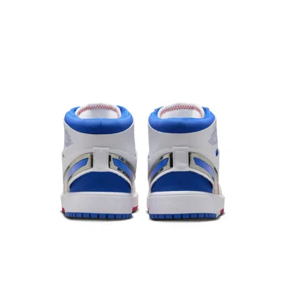 Air Jordan (gs)  1 Mid Rm Easyon 'white Racer Blue Red' In Multi