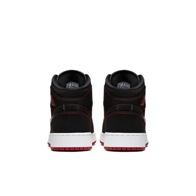 Air Jordan (gs)  1 Mid Se 'fearless' In Black