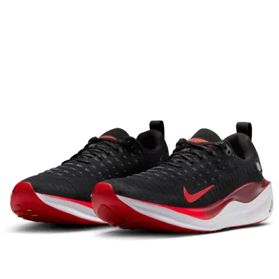 Nike React Infinity Run Flyknit 4 Men's Road Running Shoes In Black