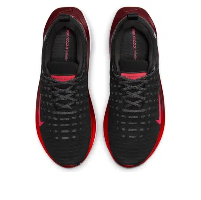 Nike React Infinity Run Flyknit 4 Men's Road Running Shoes In Black