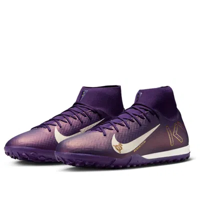 Nike Men's Mercurial Superfly 10 Academy "kylian Mbappã©" Tf High-top Soccer Shoes In Purple