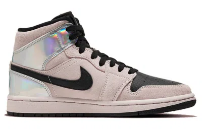 Air Jordan (wmns)  1 Mid 'iridescent' In Pink
