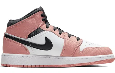 Air Jordan (gs)  1 Mid 'pink Quartz'