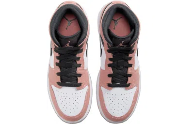Air Jordan (gs)  1 Mid 'pink Quartz'