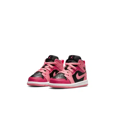 Air Jordan (td)  1 Mid 'coral Chalk' In Pink