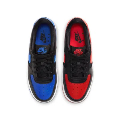 Nike (gs)  Air Force 1 Lv8 'black Chile Racer Blue' In Multi