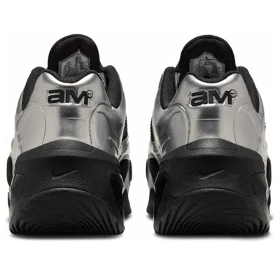 Nike Air Max Muse Sneakers In Silver Leather And Fabric In Multi
