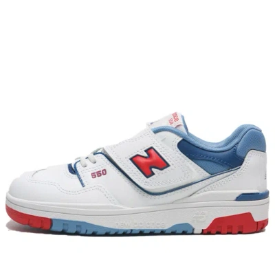 New Balance (ps)  550 'white/true Red' In Multi