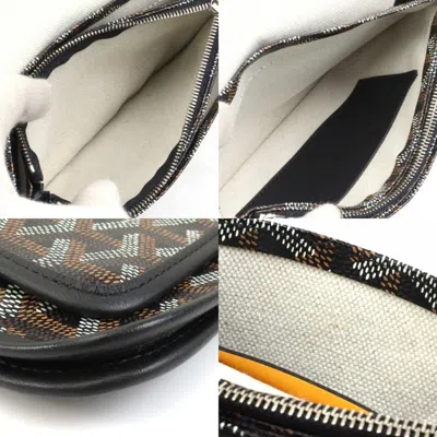 Pre-owned Goyard Black Coated Canvas Shoulder Bag ()