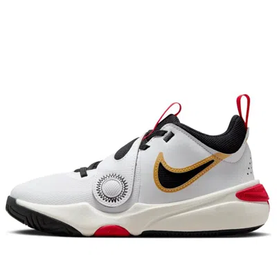 Nike (gs)  Team Hustle D11 'white Gold University Red'