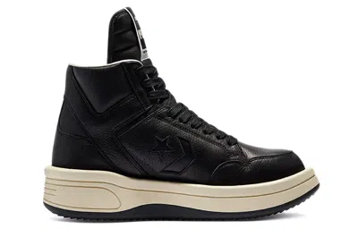 Converse Rick Owens X Turbowpn Mid 'black Cloud Cream' In Multi