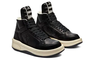 Converse Rick Owens X Turbowpn Mid 'black Cloud Cream' In Multi