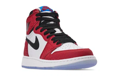 Air Jordan (gs)  1 Retro High 'spider-man Origin Story' In Red