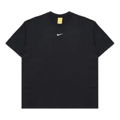 Nike Nocta Structured Cotton Oversized Crew T-shirt In Black