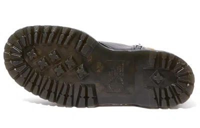 Dr. Martens Jadon Faux Fur Lined Leather Platform Boots In Black