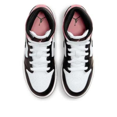 Air Jordan (gs)  1 Mid 'white Rust Pink'