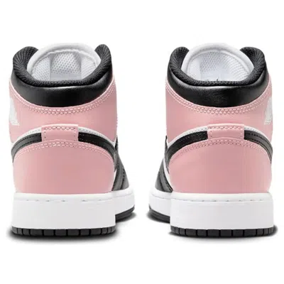 Air Jordan (gs)  1 Mid 'white Rust Pink'
