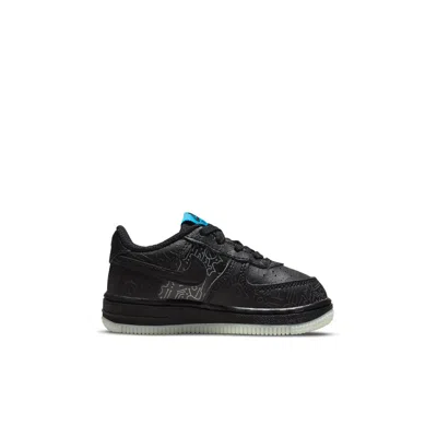 Nike (td)  X Space Jam Air Force 1 '07 'computer Chip' In Black