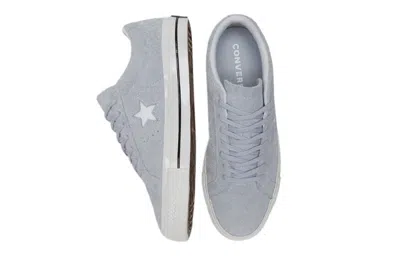 Converse Star Pattern Low Upper Board Shoes In Blue