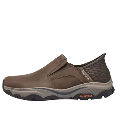 Skechers Slip-ins Relaxed Fit Craster Lanigan 'dark Brown' In Multi