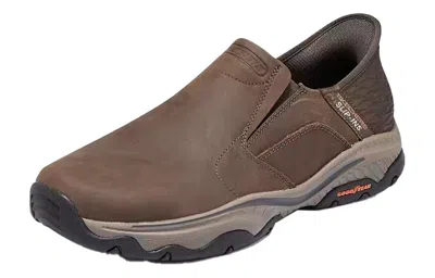 Skechers Slip-ins Relaxed Fit Craster Lanigan 'dark Brown' In Multi