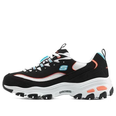 Skechers (wmns)  D'lites 1.0 'black White' In Multi
