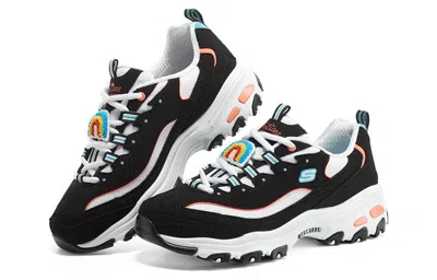 Skechers (wmns)  D'lites 1.0 'black White' In Multi
