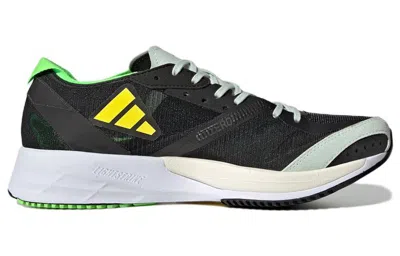 Adidas Originals (wmns) Adidas Adizero Adios 7 'black Solar Green ...