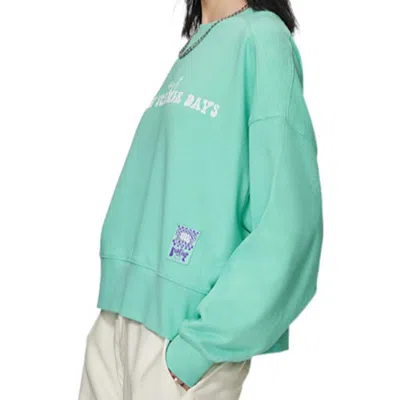 Li-ning (wmns)  Badfive Casual Pullover 'aqua' In Green