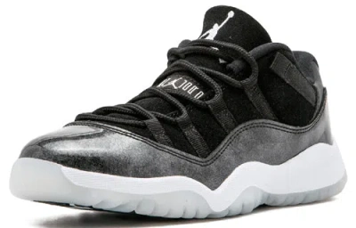 Air Jordan (ps)  11 Retro Low 'barons' In Black