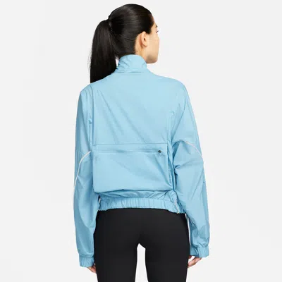 Nike (wmns)  Windbreaker Run Division Jacket Asia Sizing 'blue'