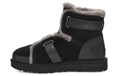 Ugg (wmns)  Dune Mini Buckle Boot Fleece Lined Black