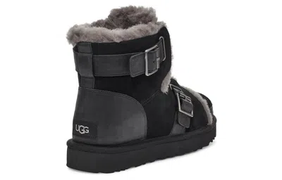 Ugg (wmns)  Dune Mini Buckle Boot Fleece Lined Black