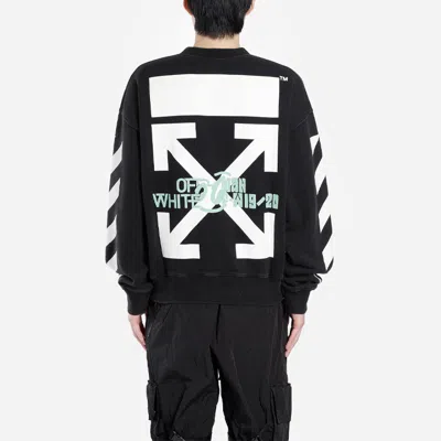 Off-white Men's  Pullover Loose Printing Black In Multi
