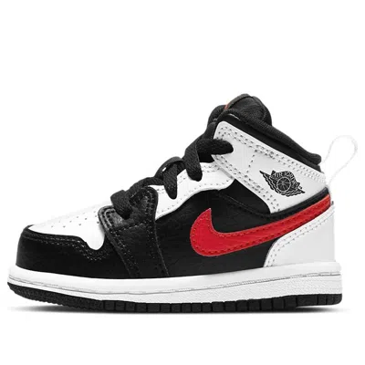 Air Jordan (td)  1 Mid 'chile Red' In Black