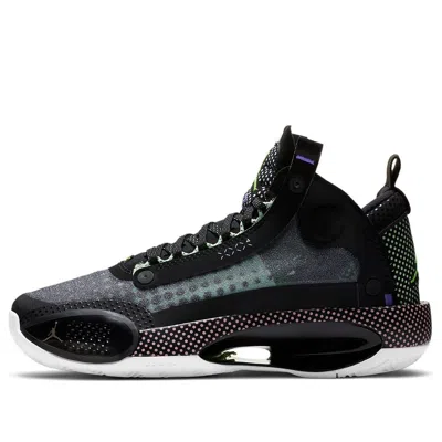 Air Jordan (gs)  34 'halftone Dots' In Black