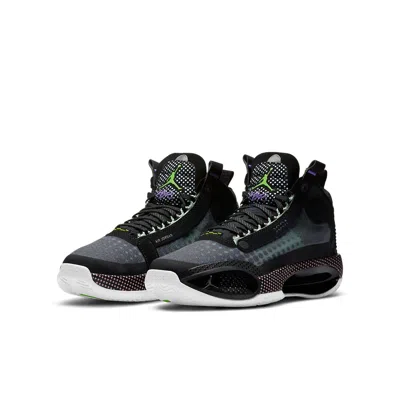 Air Jordan (gs)  34 'halftone Dots' In Black