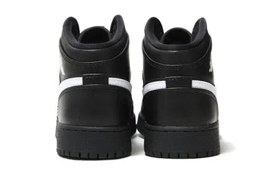 Air Jordan (gs)  1 Retro Mid 'speckle' In Black