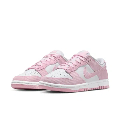 Nike Dunk Low Patent Sneakers In Pink