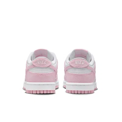 Nike Dunk Low Patent Sneakers In Pink